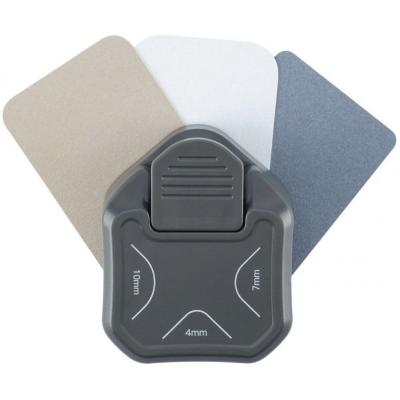 Vaessen Creative Motivstanzer - Eckenstanzer 3-in-1 Cool Gray